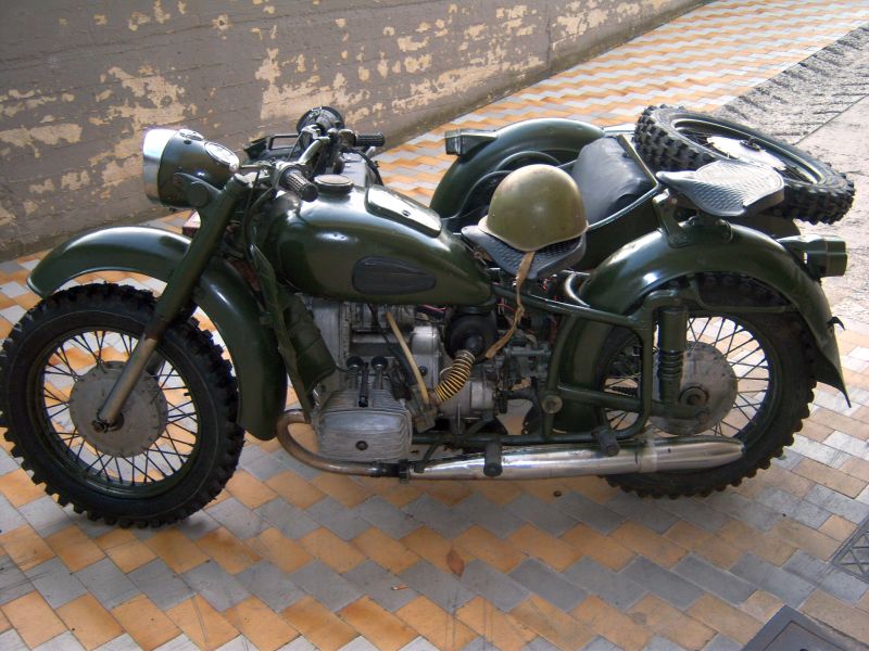 sidecar militare dnepr mt