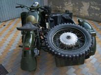 SIDECAR DNEPR MILITARY