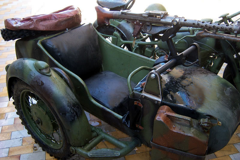 sidecar dnepr k750 military