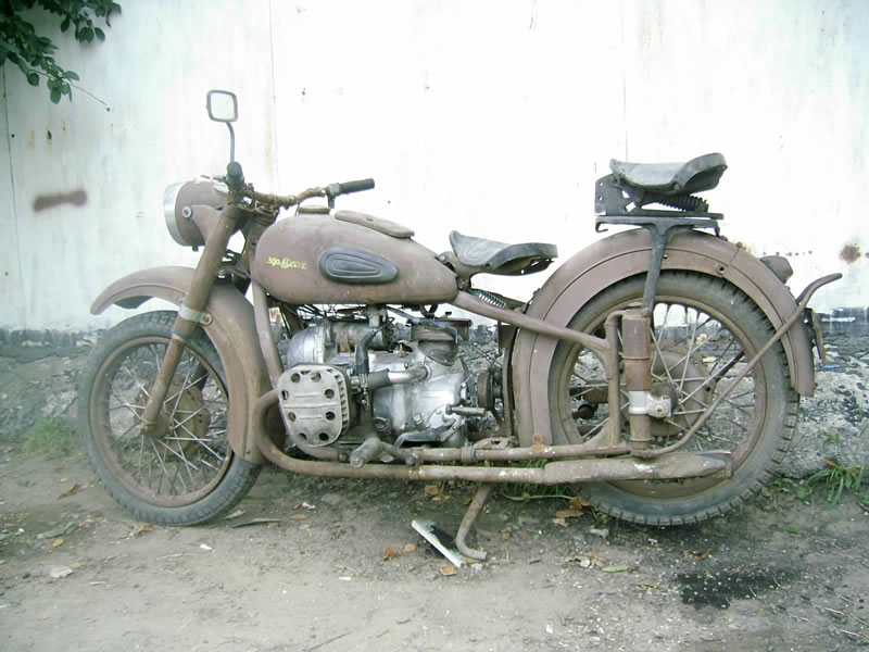 Sidecar Motorino Da Restaurare Moto Scooter Porta Pizza Usato