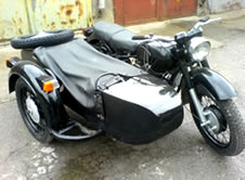 Sidecar Dnepr mt10 nero
