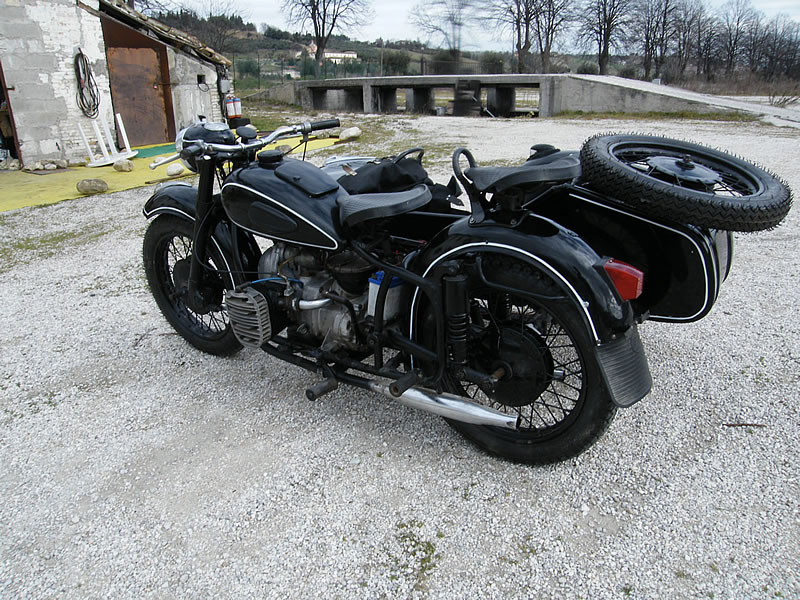Bmw k 750 sidecar militare #5
